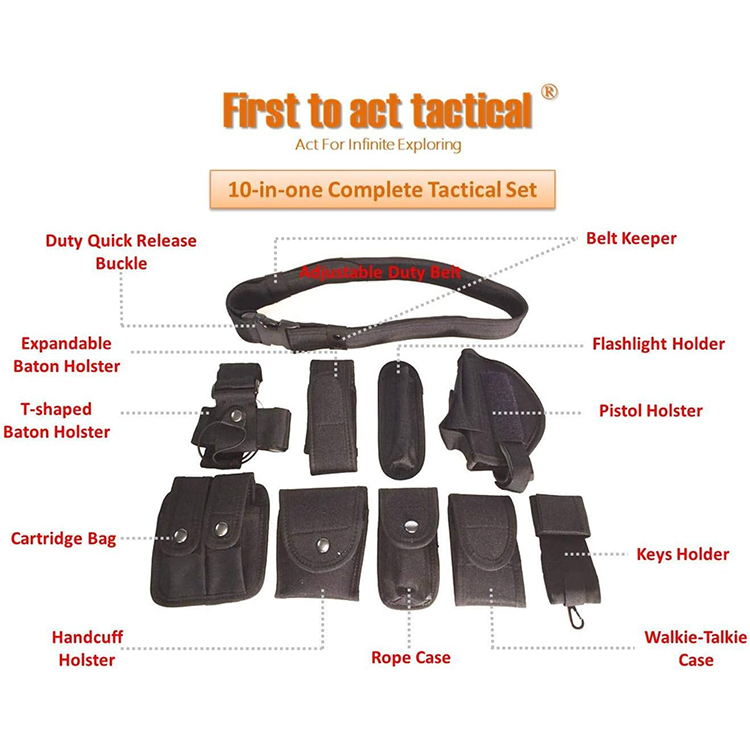 Tactical Law Enforcement Modular Equipment System Security Military Tactical Duty Utility Belt
