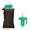 Outdoor Gear Customize Logo Soft Flask 600ml Collapsible Squeeze Water Bottle With Filter For Camping 