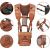 Tactical Bag Manufacturer Leisure Orange Color Binocular Strap Man Chest Pack For Hunting 
