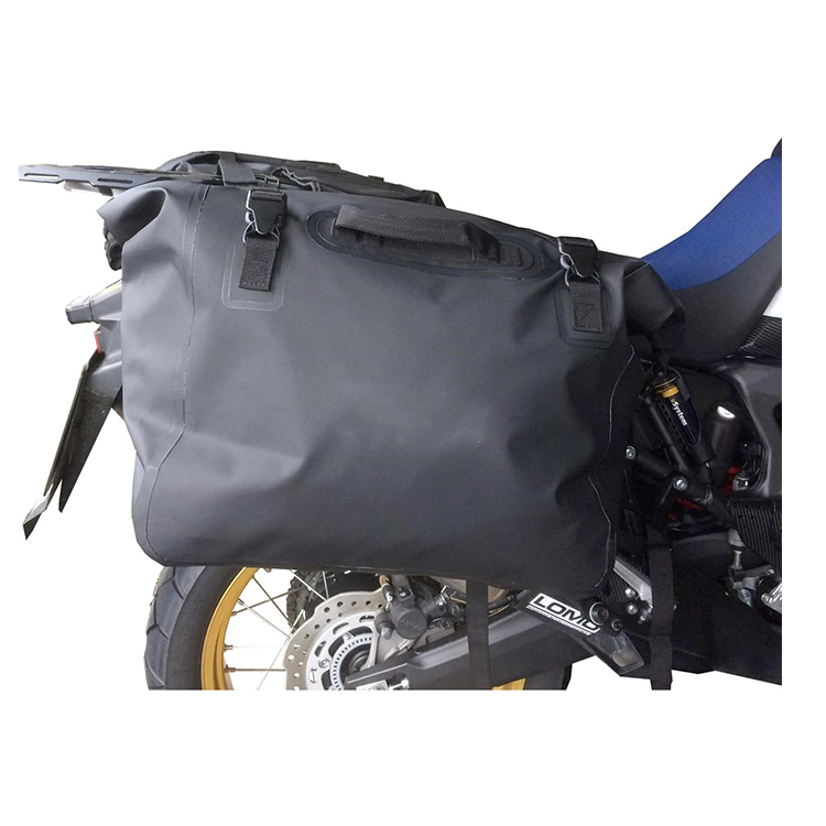 Motorcycle Saddlebags Roll Top Closed 25l dry bag PVC Waterproof Brand Logo Harely Davidson Saddlebags