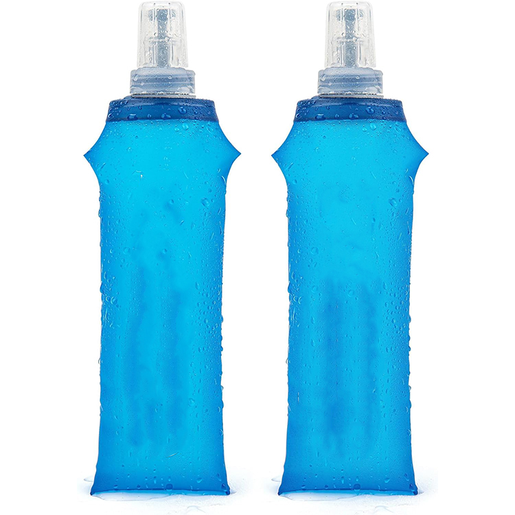 Customize Logo Energy Drink Storage Water Bag TPU Silicon Bite Valve Soft Bottle For Running Games