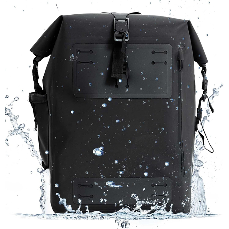 Rolling Top Closed PVC Waterproof Customize Logo Dry Backpack For Motorcycle travelling 