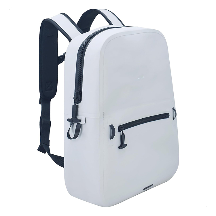 Classic TPU Wholesale White Color Bag Rucksack Lightweight Dry Bag Backpack For Laptop 