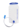 White Slider Top Water Storage Bag with Cap, BPA FDA Water Storage Bag With Filter For Camping 
