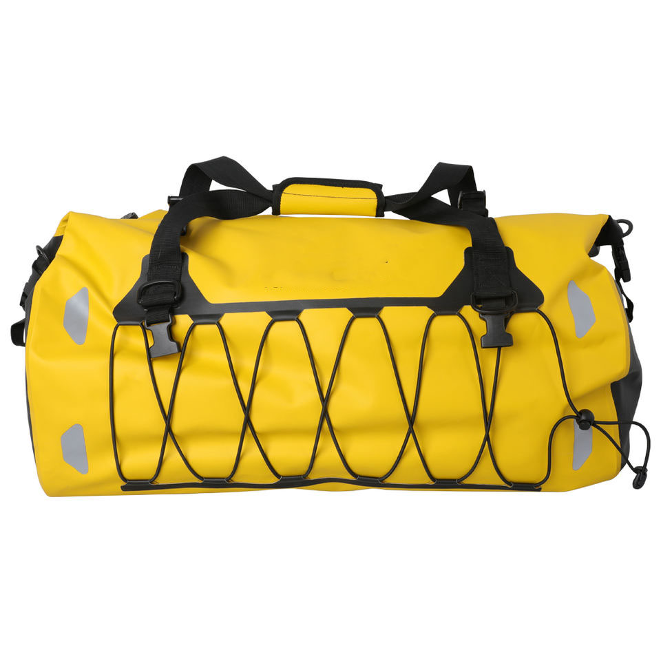 Customze Dry Duffel Bag 100% Waterproof Large Capacity Black Molle Dry Bag For Travelling 