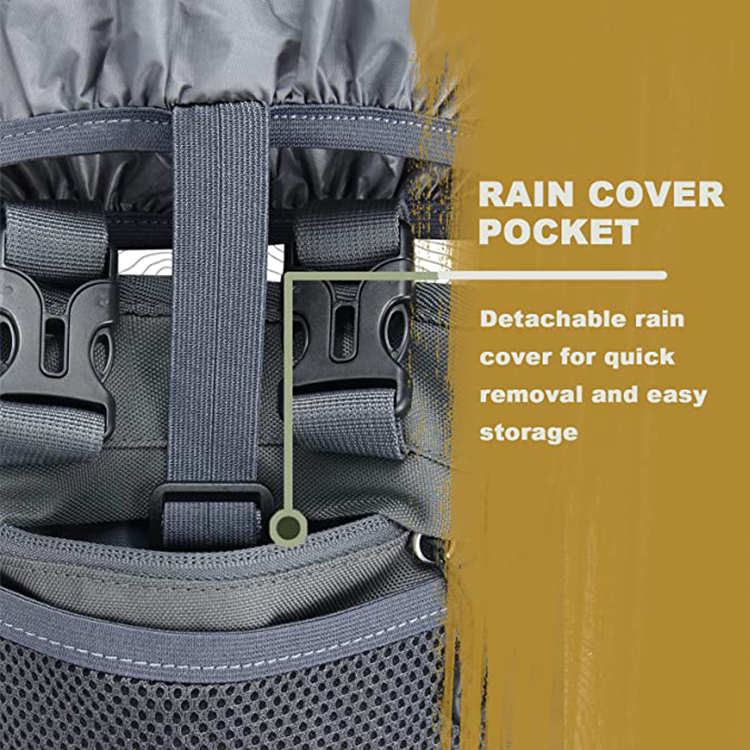 Grey Color Adjustable Chest Packs Vest Lightweight Portable Binocular Pack for Hunting