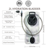 TPU Eco-Friendly Water Bladder 2L 3L Capacity 