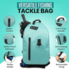 Welding 100% Waterproof Dry Bag Sling Pack With Rod Holder For Fishing 