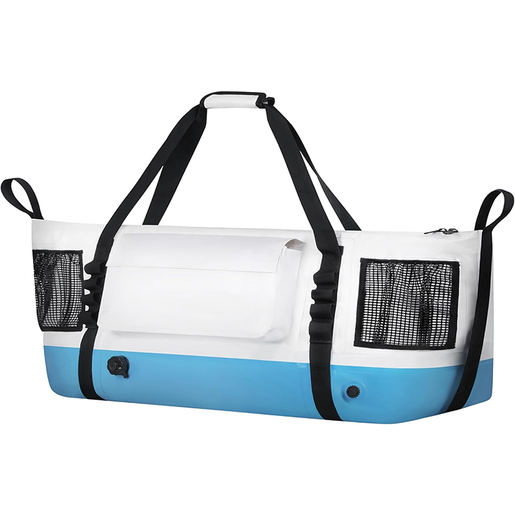 Insulated Fish Cooler Kill Bag with Flat Bottom-25x17.5 40x16 60x20Inches Waterproof Fishing tackle Kill Cooler Bag