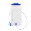 White Slider Top Water Storage Bag with Cap, BPA FDA Water Storage Bag With Filter For Camping 