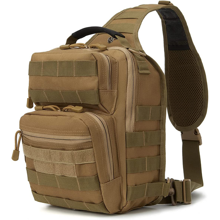 Tactical Bag Supplier EDC Bag Tactical Oxford Backpack Molle Chest Shoulder Bag For Man