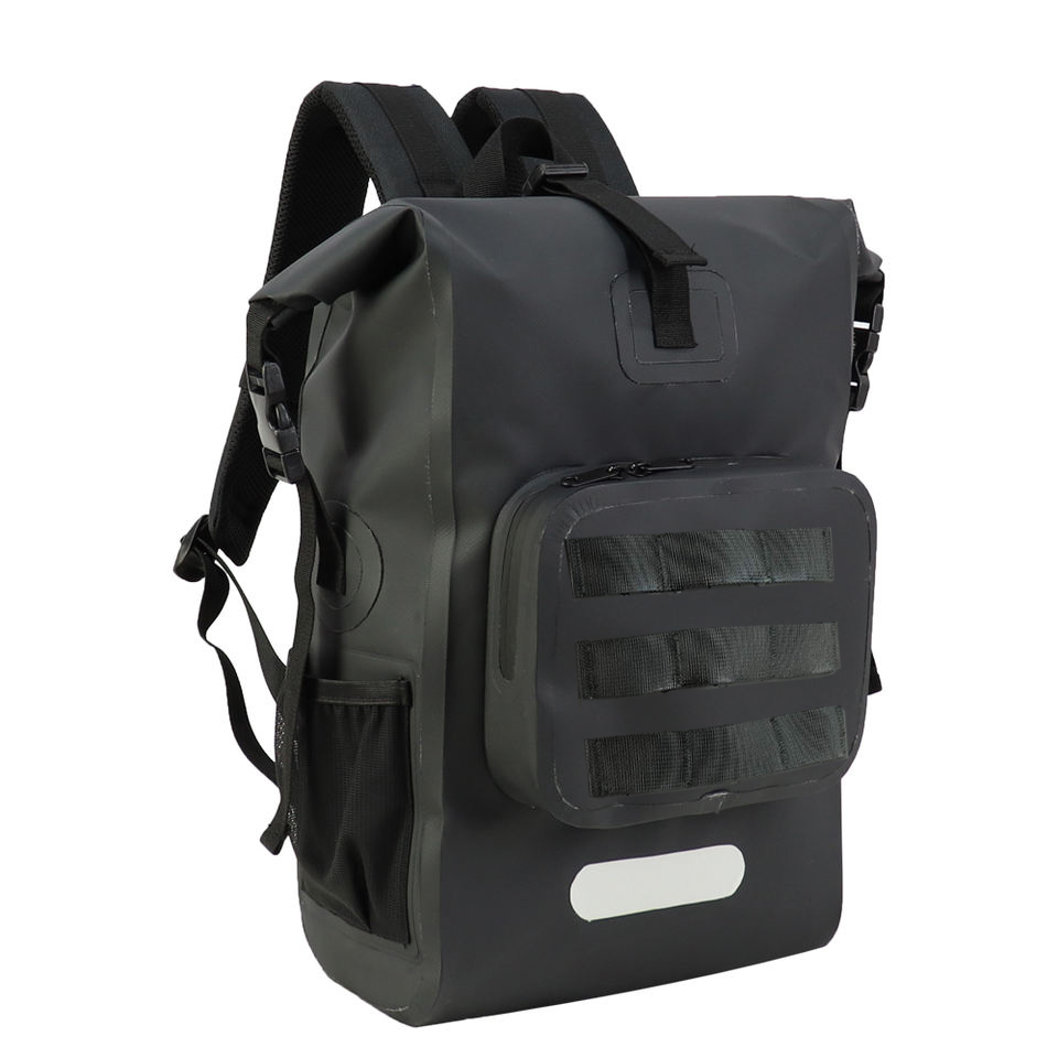 Custom Dry Bag Molle System Front Zipper Pocket Dry Bag Backpack Waterproof Backpack For Man 