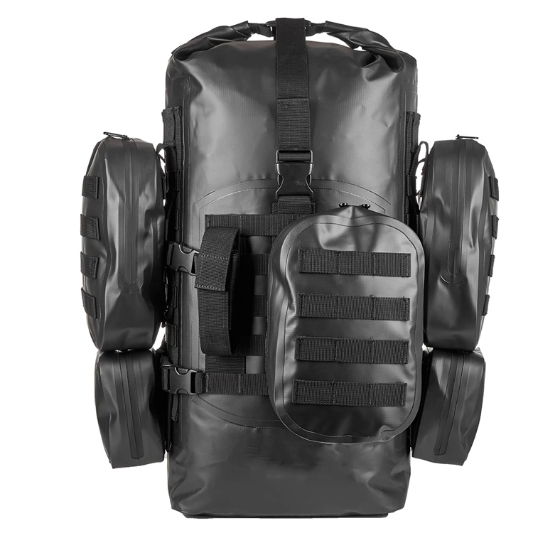 Waterproof Pouch Bag 500D PVC Dry Bag Waterproof Military 40L Tactical Backpack For Hiking Camping 