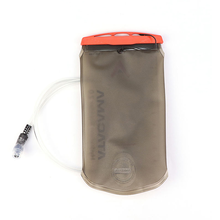 2L Grey Color Hydration Water Reservoirs Bag TPU Water Reservoirs For Hydration Backpack