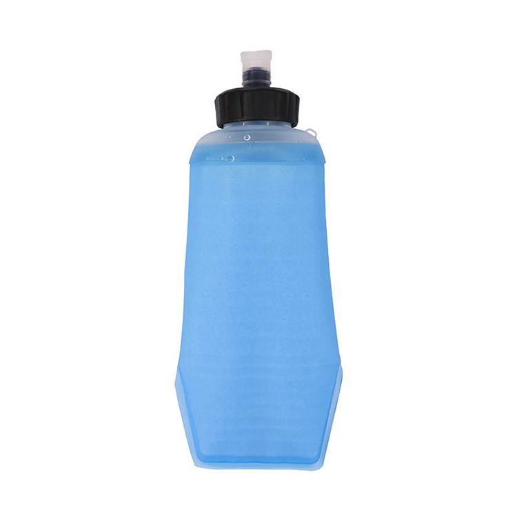 Runner Pocket Water Flask 500ml Soft Water Bottle 45 Degree Bite Valve Collapsible Water Bottle