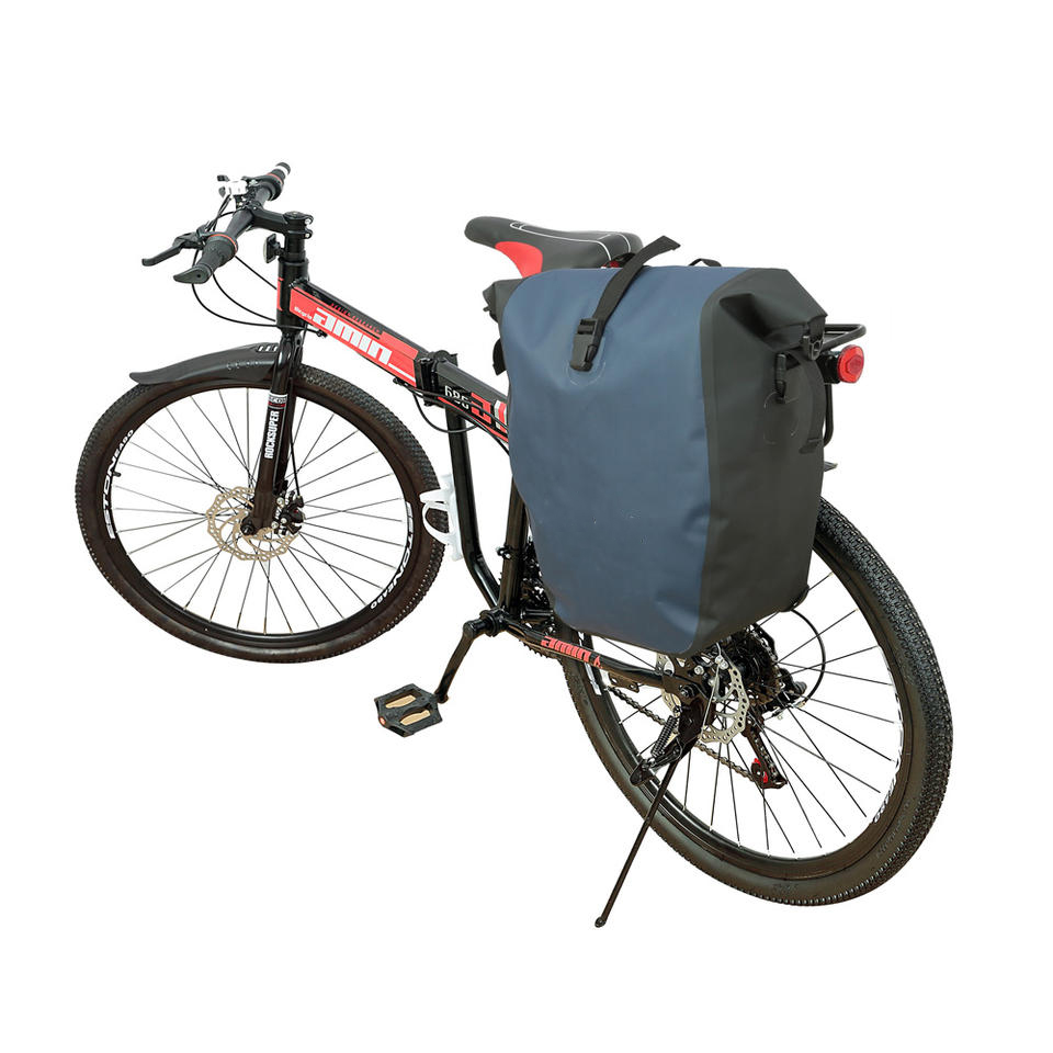Large Capacity 500D PVC Travel Bag Rain Cover Saddlebags Bike Bag For Cycling 