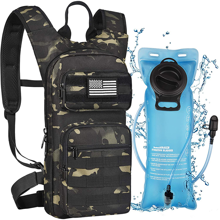 High Quality 2L 3L BPA Free Bladder Military Hydration Backpack WIth Bladder 