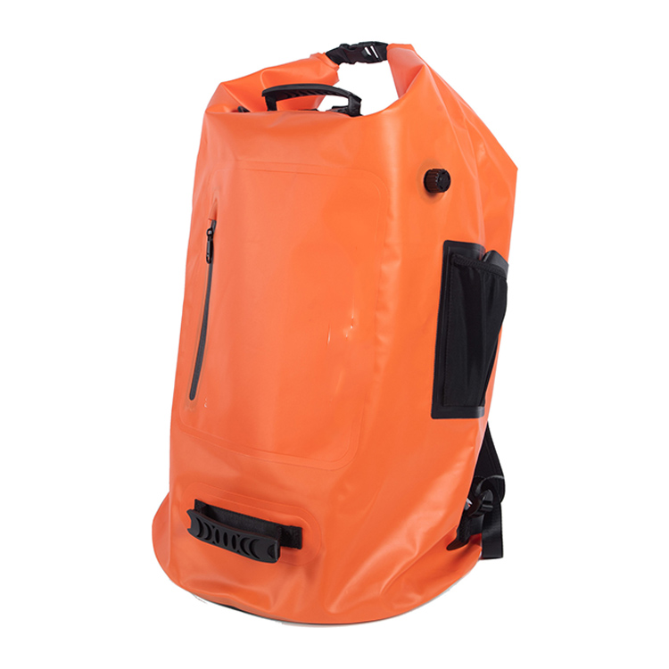 Popular 500D PVC Tarpaulin Dry Bag Manufacturer Waterproof Dry Pack Backpack For Fishing 