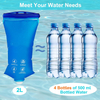 Collapsible Water Bottle Bladder Compatible with Membrane Solutions Water Filter