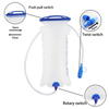 White Slider Top Water Storage Bag with Cap, BPA FDA Water Storage Bag With Filter For Camping 
