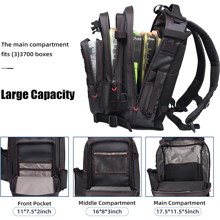 Hunting Backpack Rucksack Camping Backpack 3 Days Assault Pack 500D PVC Tactical Backpack