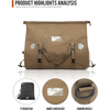  Large Capacity Customize Logo Travelling Duffel Bag Waterproof Dry Duffle Bag For Motorcycle Tool Storage