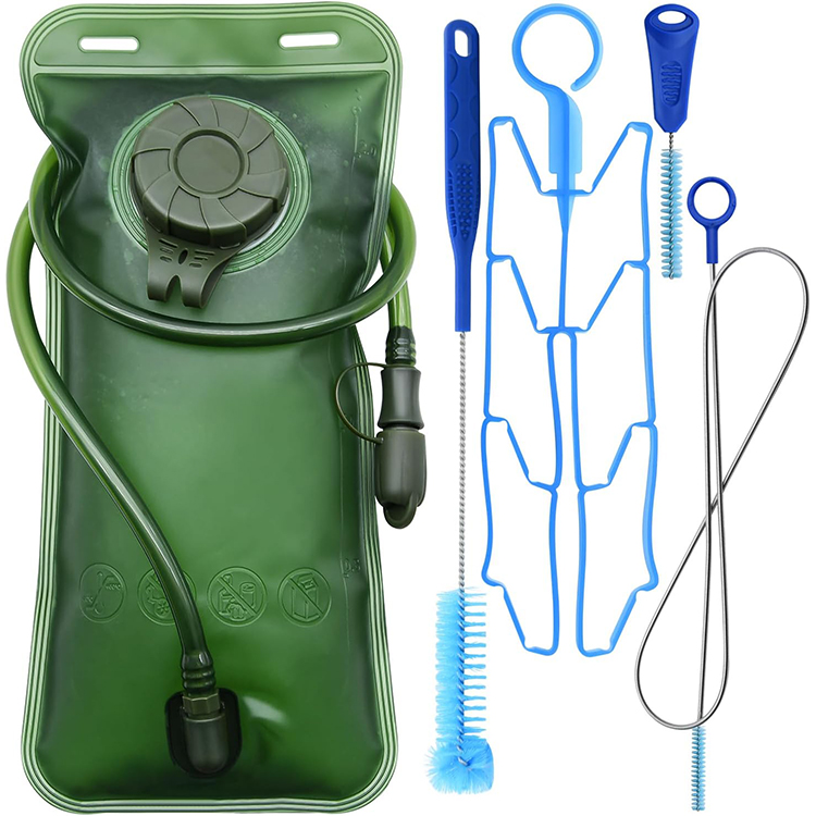 Water Bladder with Cleaning Kit, Leakproof Water Reservoir for Hiking Biking, Hydration Bladder