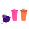 Customize Wholesale Logo 250ml 300ml Soft Drinking Cup Collapsible Water Cup For Running Games