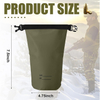 Customize Logo Welded Dry Ammo Pouch Sporting Roll-top Bag for Hunting, Shooting, Buckle Closure 
