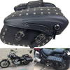 Motorcycle Saddle Bags Side Bag Classic Softail PU Leather SaddleBags for Harley Davidson