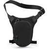 Waterproof Motorcycle Thigh Bag, Versatile Chest Men Chest Leg Bag with Rope for Outdoor