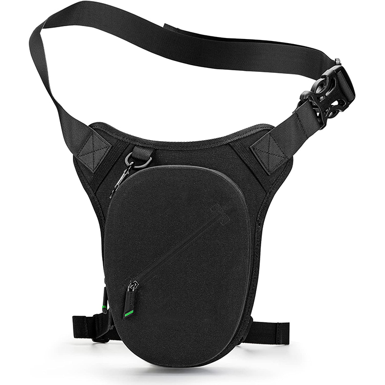 Waterproof Motorcycle Thigh Bag, Versatile Chest Men Chest Leg Bag with Rope for Outdoor