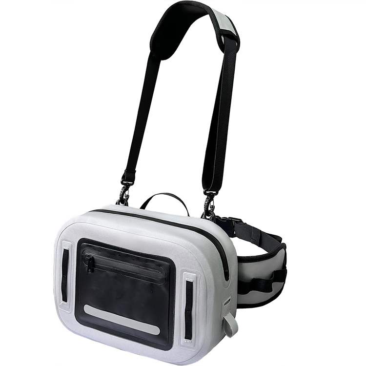 Wholesale Waterproof Submersible Fanny Pack 8.6L Large Fly Fishing Waist Pack With Airtight Zipper 
