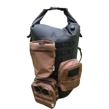 Dry Bag Factory MOLLE Pouch Attached Waterproof Tarpaulin Molle Dry Bag For Sale 