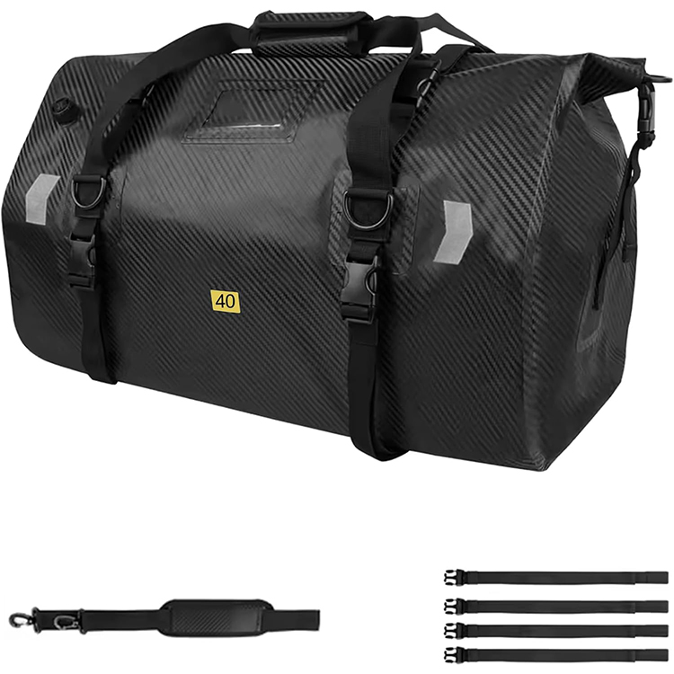 Roll-Top Heavy Duty Dry Duffle Bag，Motorcycle Dry Bag，with Large Storage Space