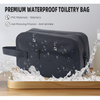 Waterproof Toiletry Bag for Men, PVC Small Waterproof Bag for Travel, Mens Traveling Toiletries Dopp Kit Shaving Pouch Water Proof Organizer Hanging Case for Travel, Gym, Bathroom, Beach