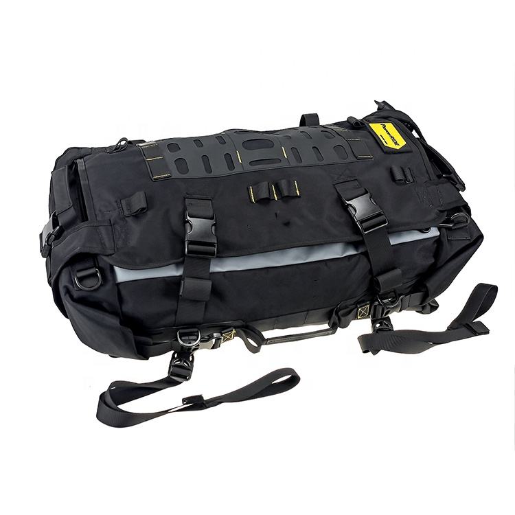 Waterproof Nylon Travel Bag Expand Room 40L Capacity Duffel Bag For Motorcycle Travelling 