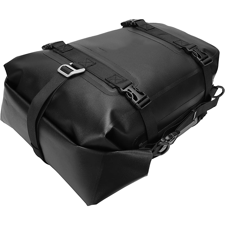 3 Way Install Customize Logo TPU 840D Tool Gear Rear Seat Waterproof Motorcycle Tail Bag For Travelling