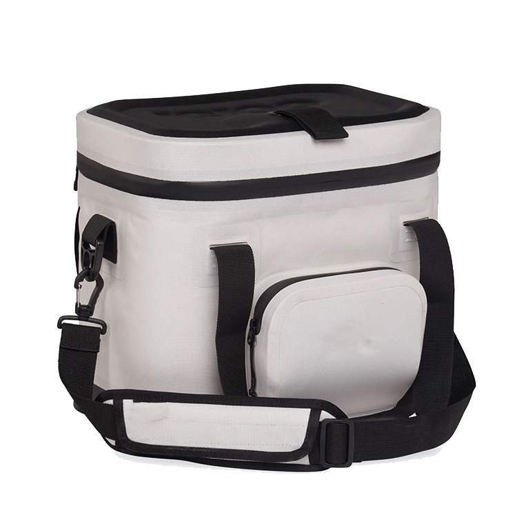 Soft Cooler Bag Manufacturer 840D TPU Airtight Zipper Soft Shell 6 Pack Soft Cooler For Lunch Picnic 