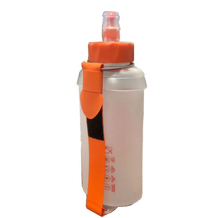 Recycle Handle Holder Soft Water Kettle Sports BPA Sport Reusable TPU Soft Flask 