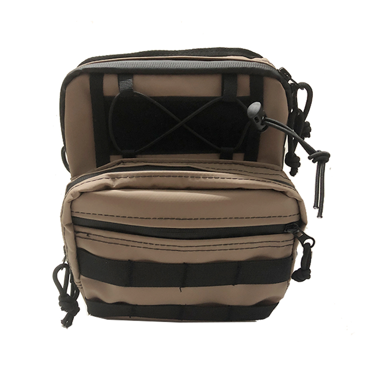 Molle System Wholesale Motor Bag In Stock 500D PVC Coyote Color Waterproof Handlebar Bag For Sale 