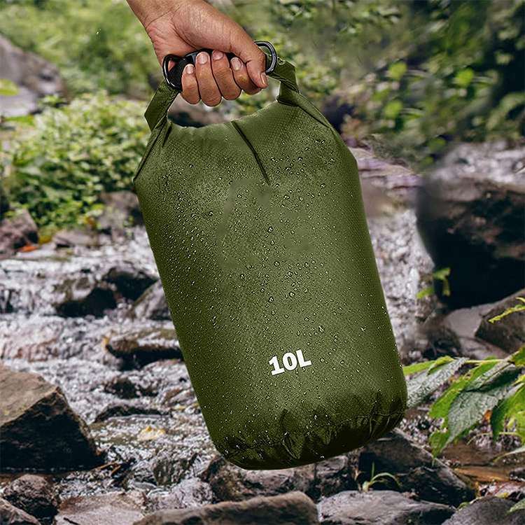 Dry Bag Manufacturer Ristop Army Green TPU 5L10L15L 20L Drypack Waterproof Lightweight Dry Sack 