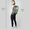 Classic 500D PVC Simple Laptop Rucksack Lightweight Dry Bag Backpack For Rainy Day 