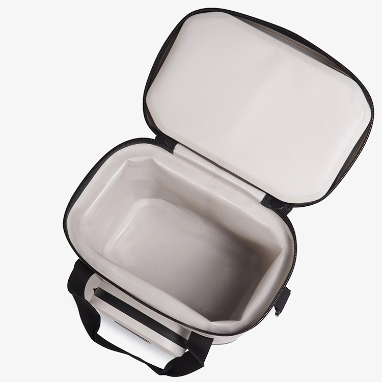 Soft Cooler Bag Manufacturer 840D TPU Airtight Zipper Soft Shell 6 Pack Soft Cooler For Lunch Picnic 