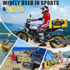 Large Waterproof Rolltop Duffel Bag-Heavy Duty Motorcycle Dry Bag for Traveling, Camping,