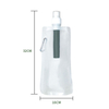 Customize Logo PE Drinking Bottle With Water Fliter Squeeze Water Through a Filter For Hiking 
