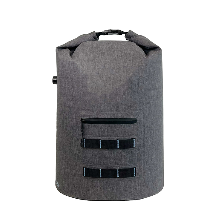 15L Dry Cooler Roll Top Closed Insulated Foam PEVA Grey Lining Keep Ice 72 Hours Soft Cooler Bag