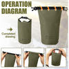 Customize Logo Welded Dry Ammo Pouch Sporting Roll-top Bag for Hunting, Shooting, Buckle Closure 