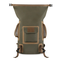 Tarpaulin 500D PVC 40l Army Green Waterproof Dry Bag For Camping Hiking 