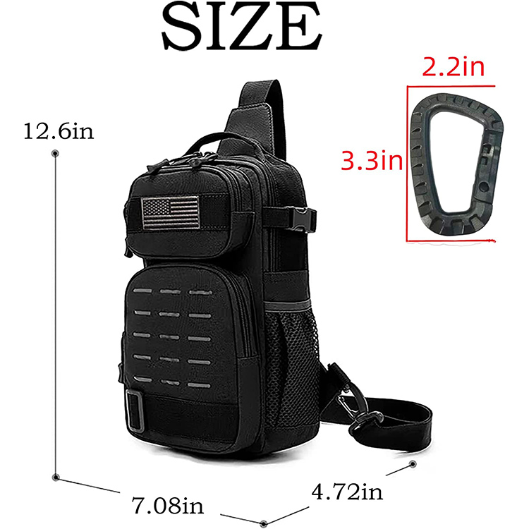Hot Sale Custom Tactical Bag Manufacturer Tactical Shoulder Bag Molle Day Pack 